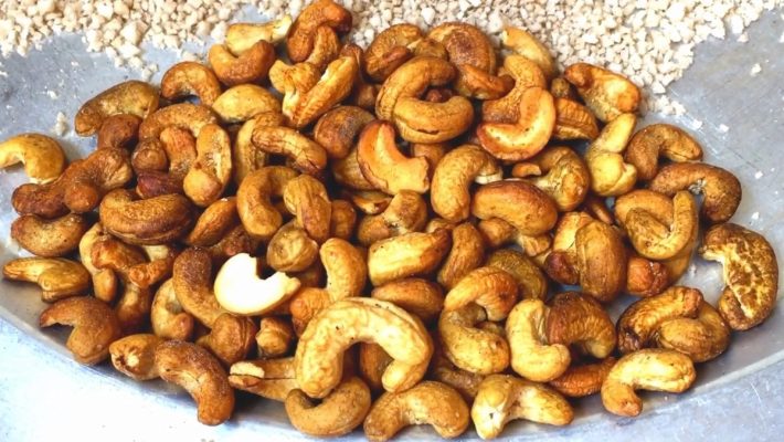 cách rang hạt điều