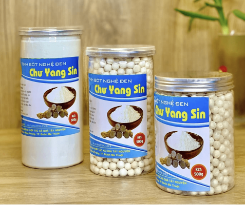 tinh bột nghệ đen