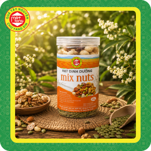 Ngũ Cốc Hạt Dinh Dưỡng Granola Có Yến 500g