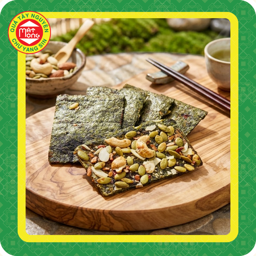 Bánh rong biển kẹp hạt 500g