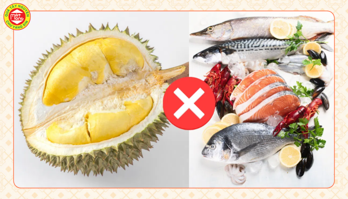 Sầu riêng kỵ với cái gì