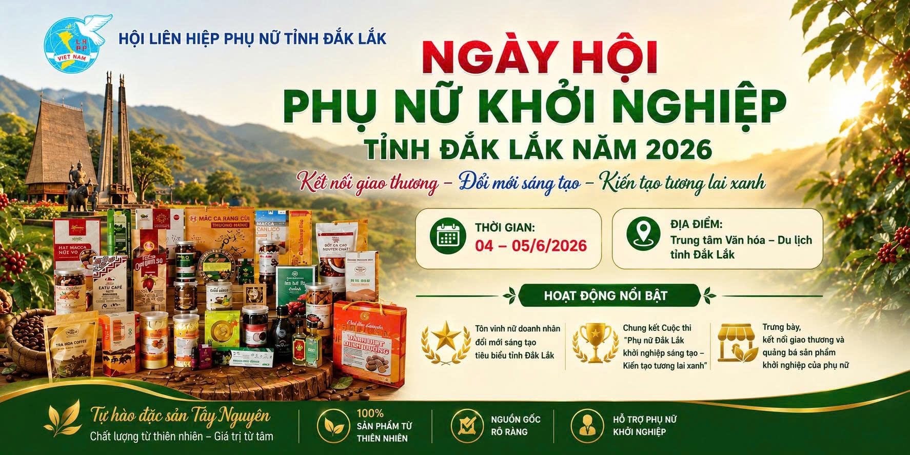 5 Dấu Ấn Ngày hội Phụ nữ Khởi nghiệp & Quà Tây Nguyên