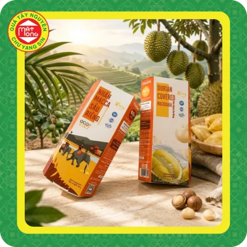 Sầu Riêng Nhân Macca Sấy
