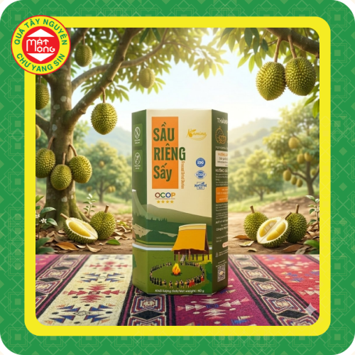 Sầu riêng sấy Ocop Buôn Hồ 40g