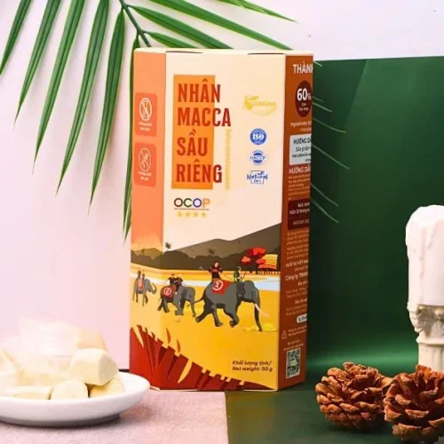 Sầu Riêng Nhân Macca Sấy